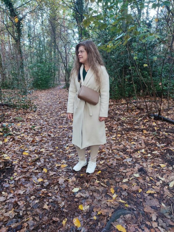 handtas taupe