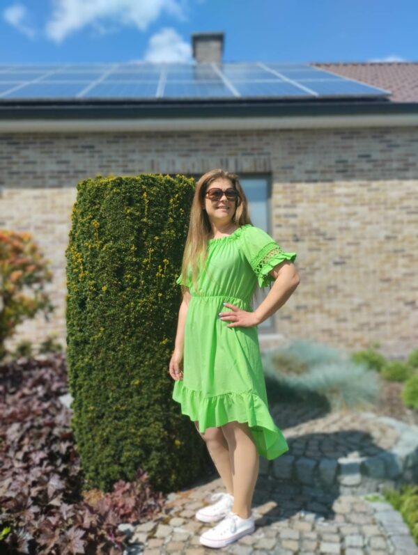groen kleedje