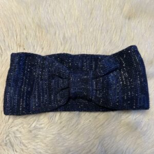haarband blauw glitter