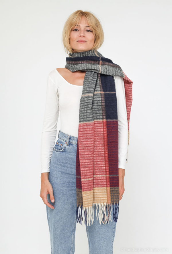 viscose sjaal rood