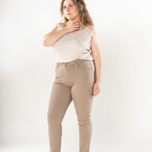 taupe broek, stretch