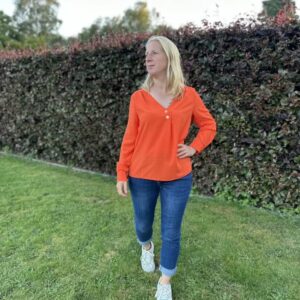 blouse kim oranje