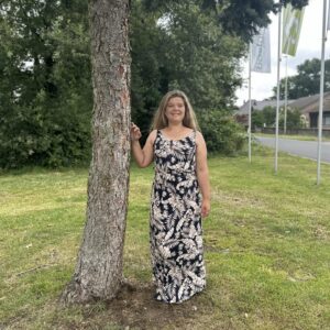 lang kleed met print