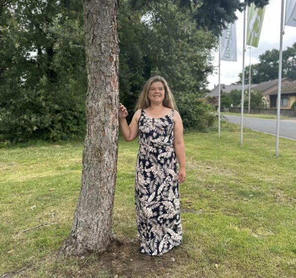 lang kleed met print